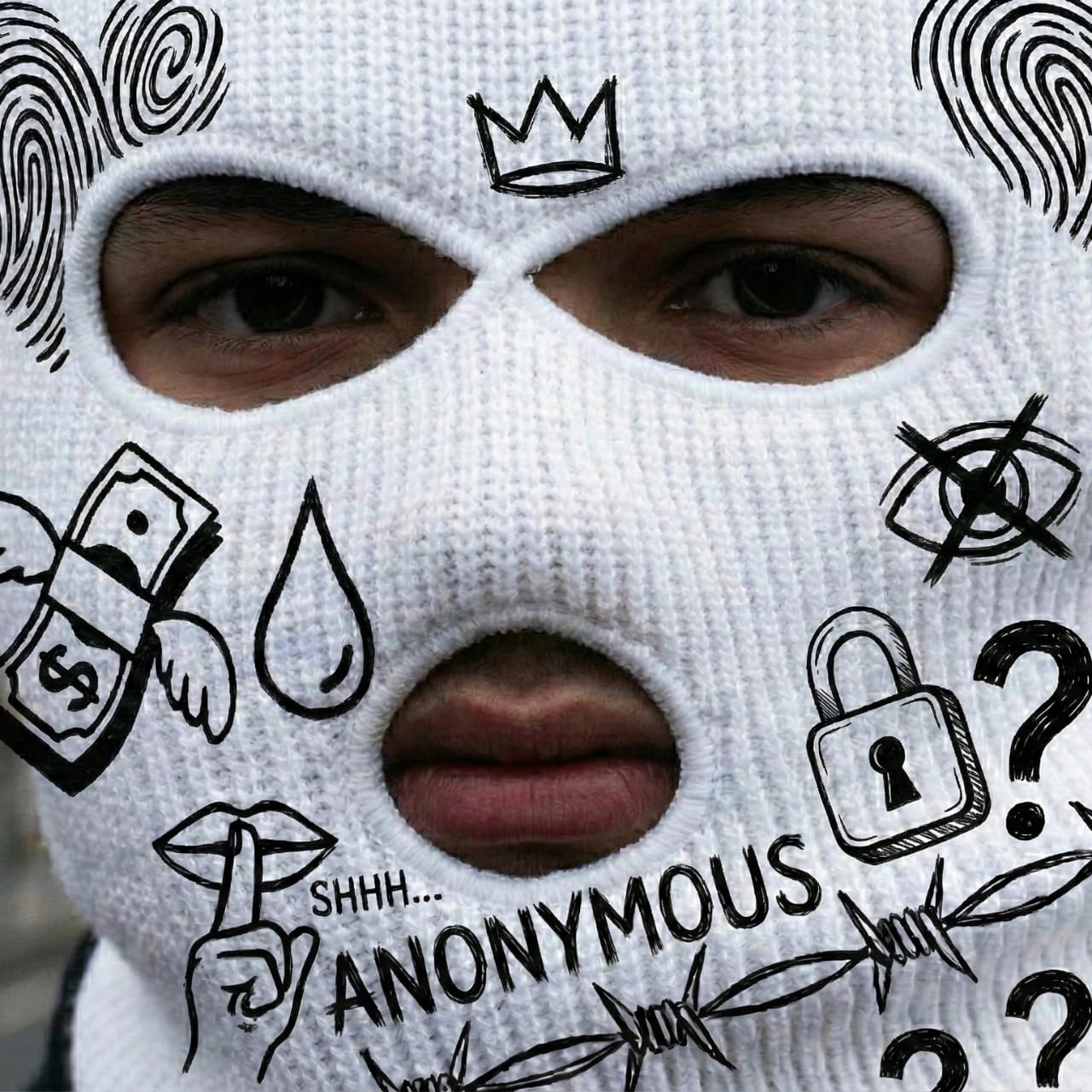 Máscara do artista Ashrot